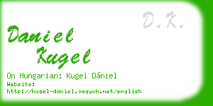 daniel kugel business card